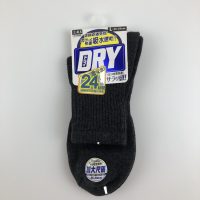 吸濕排汗加厚1/2襪(加大)-灰